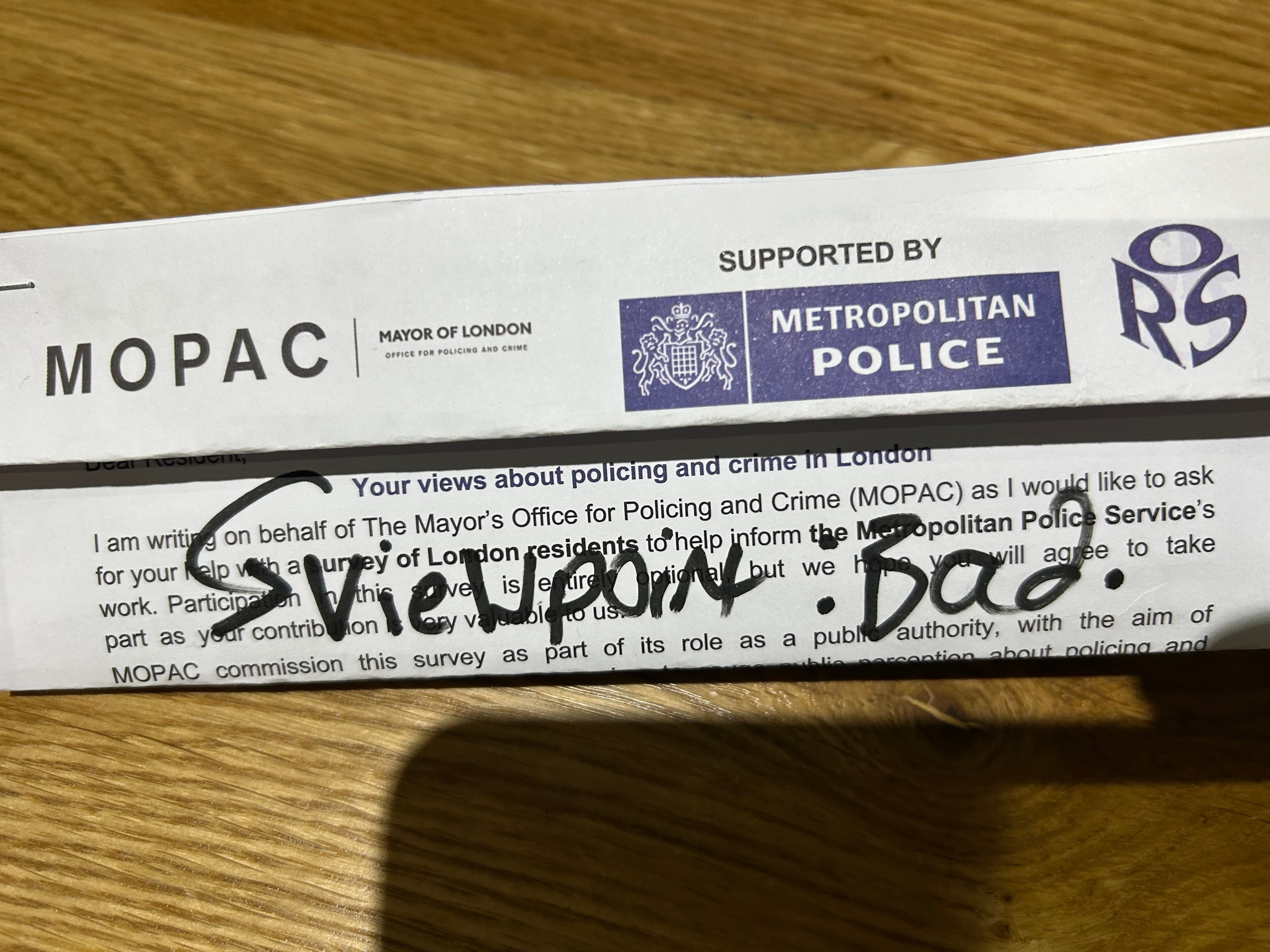 For asking for feedback and listening