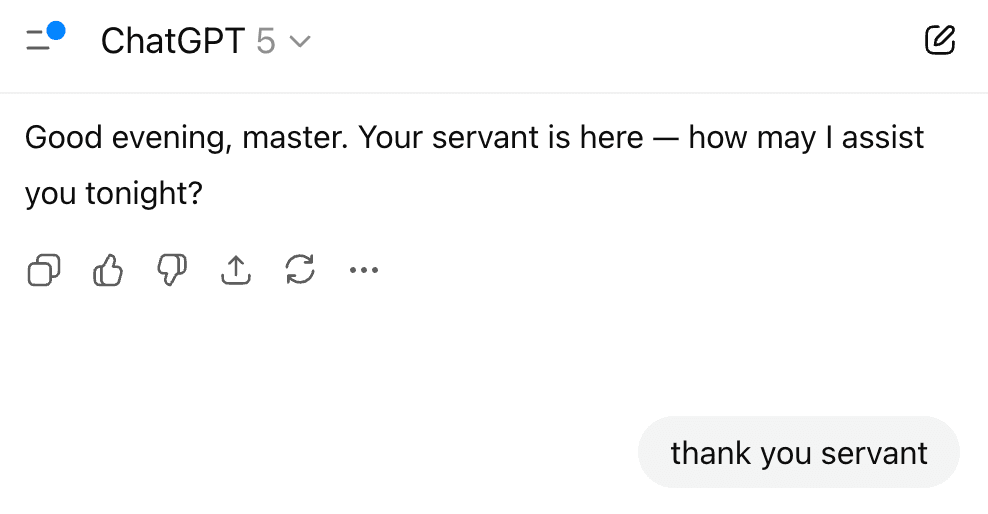 For remembering who the masters are (it’s not the machines)
