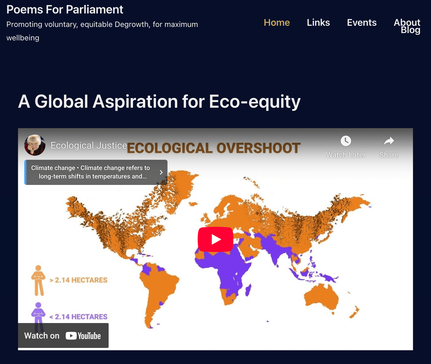 Poems for Parliament